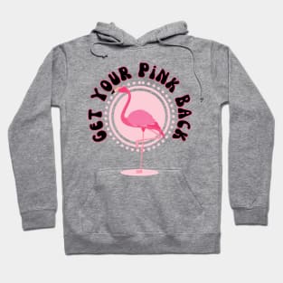 Pink Flamingo Get Your Pink Back Hoodie